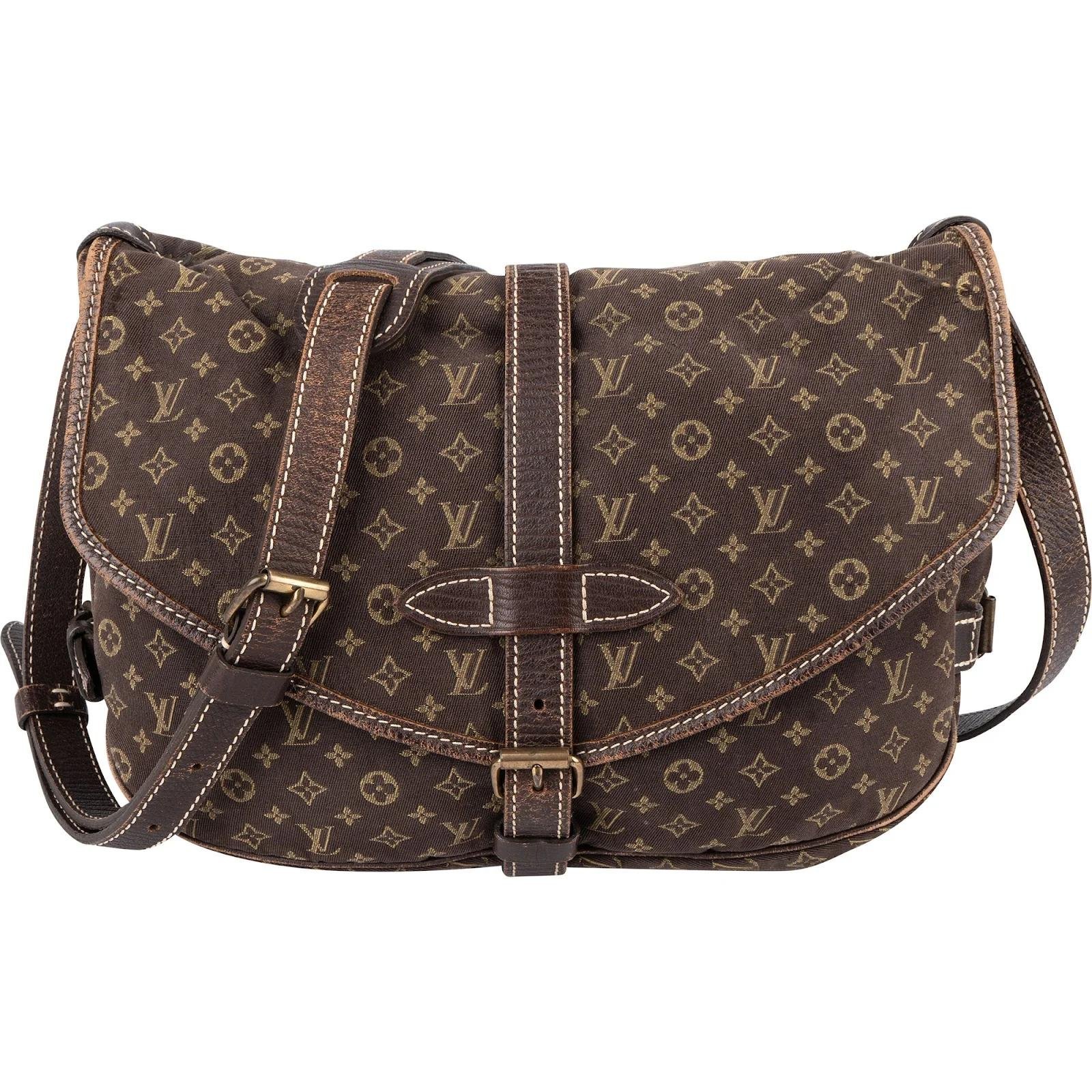 Saumur leather crossbody bag