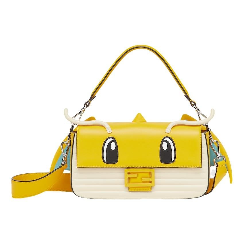 Baguette leather handbag