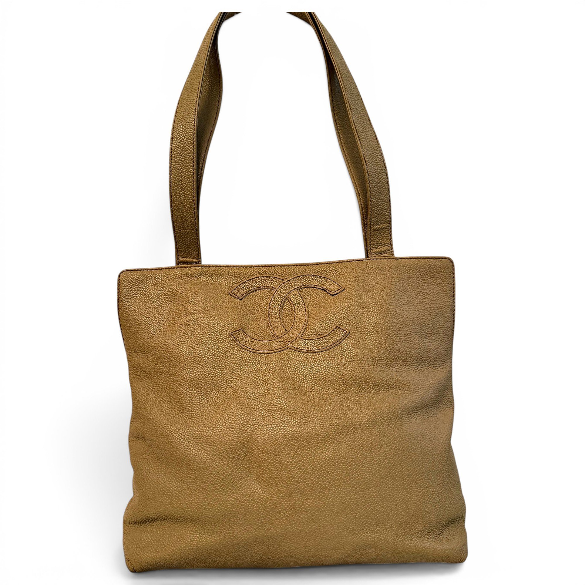 Leather tote