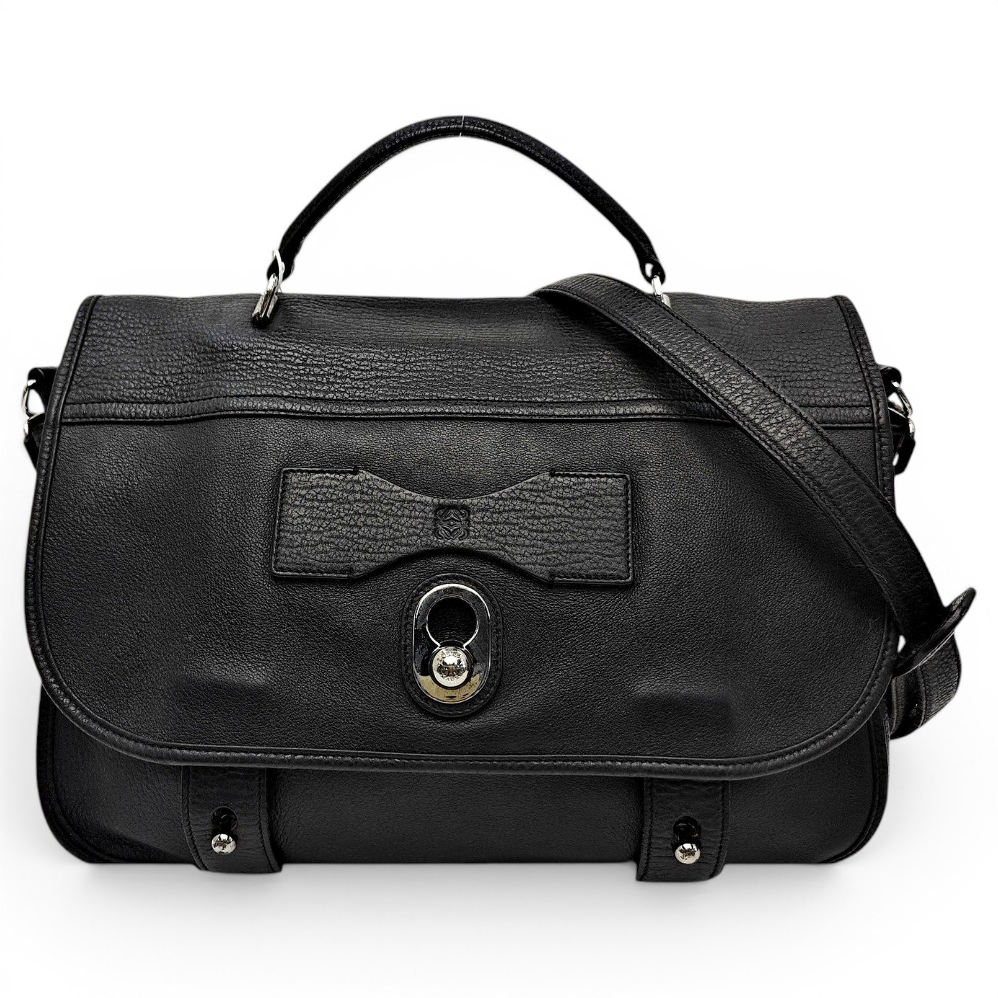 Leather handbag