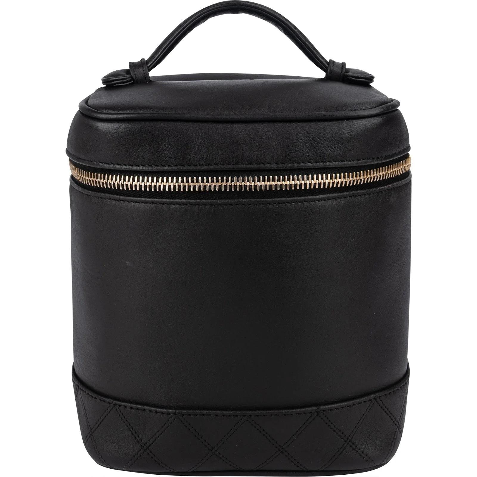Vanity leather handbag