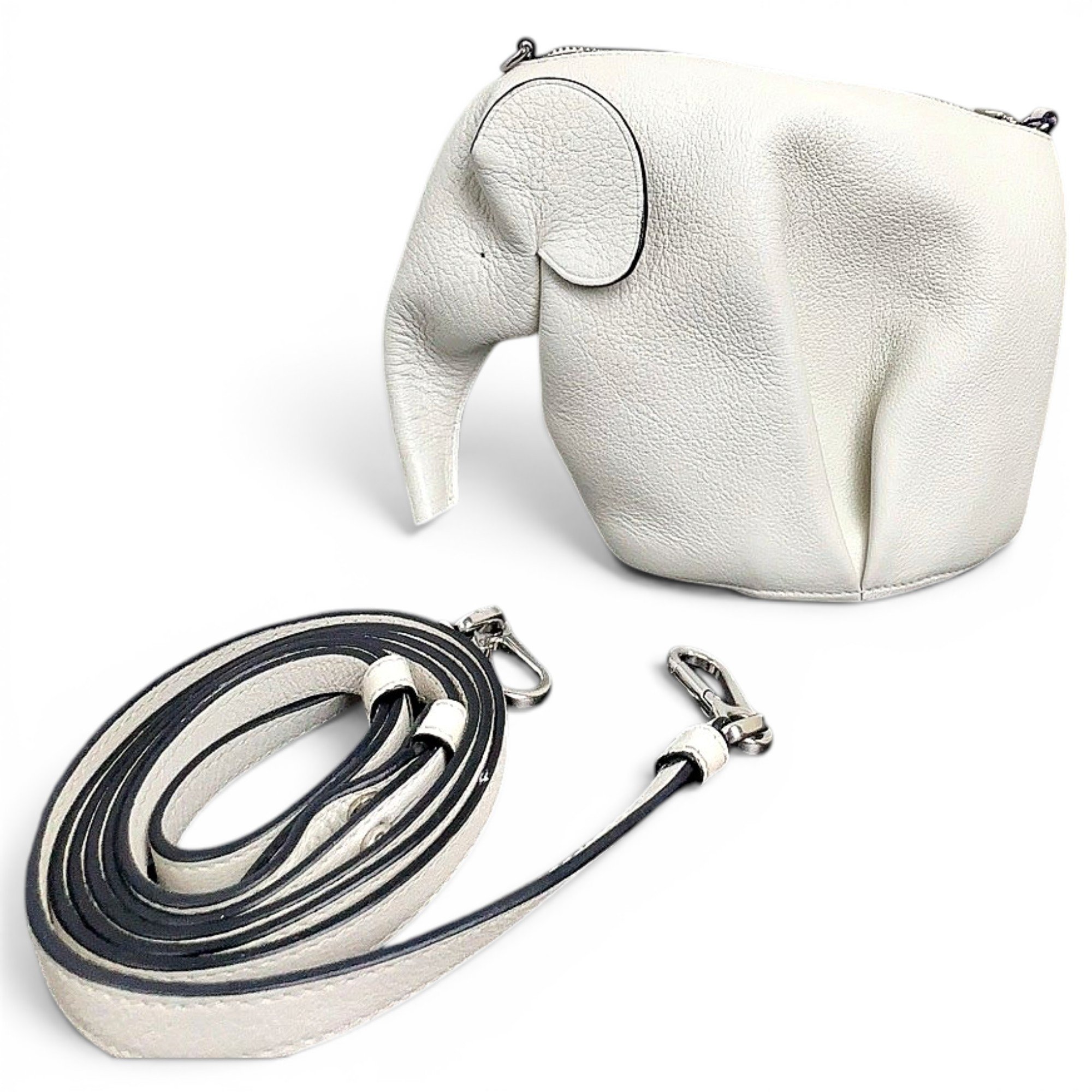 Animals leather handbag