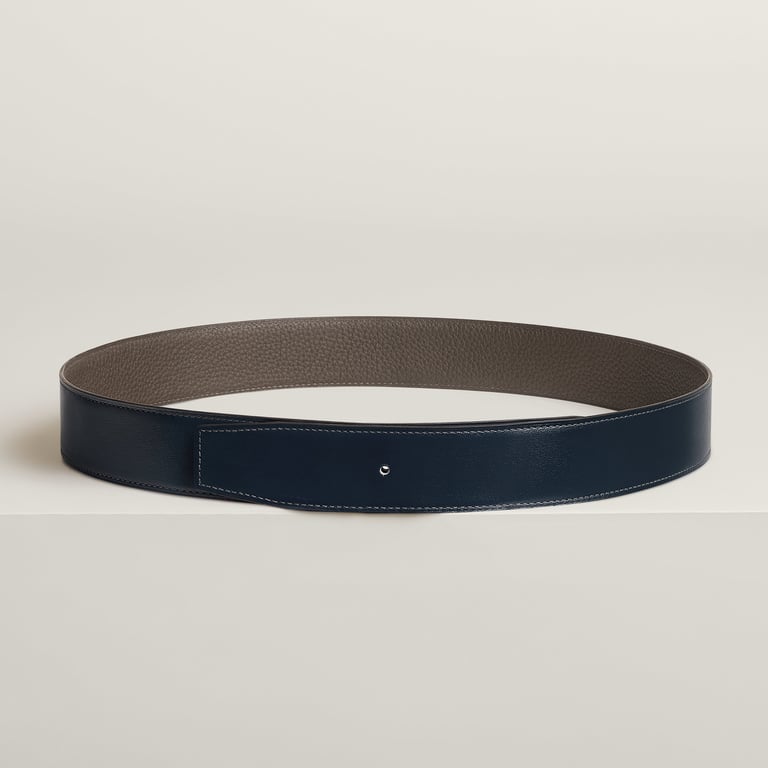 Reversible leather strap 38 mm