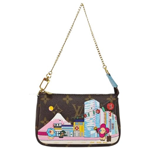 Maxi Multi Pochette Accessoires leather handbag