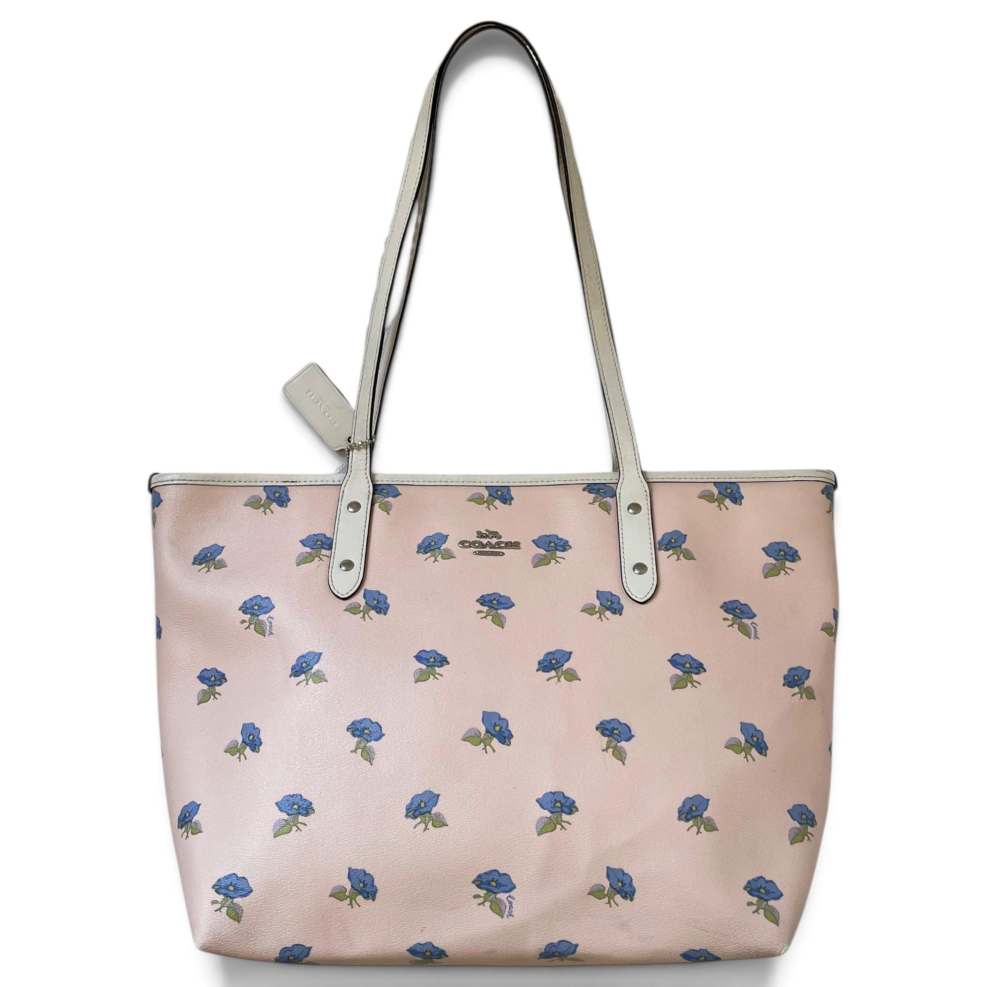 CITY ZIP TOTE leather tote