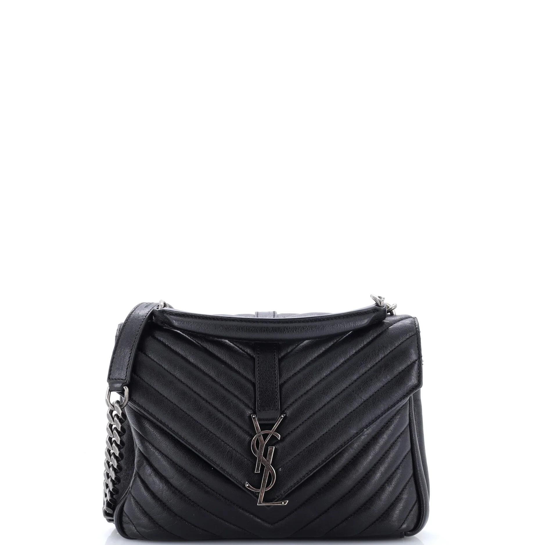 Collége monogramme leather crossbody bag