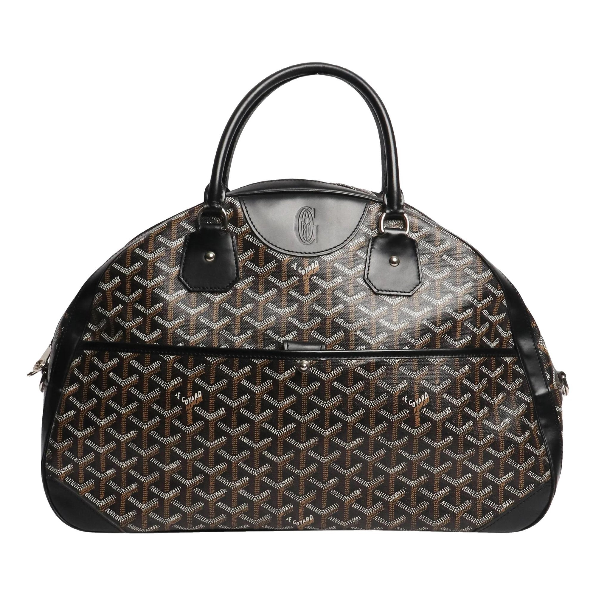 Jeanne leather bowling bag