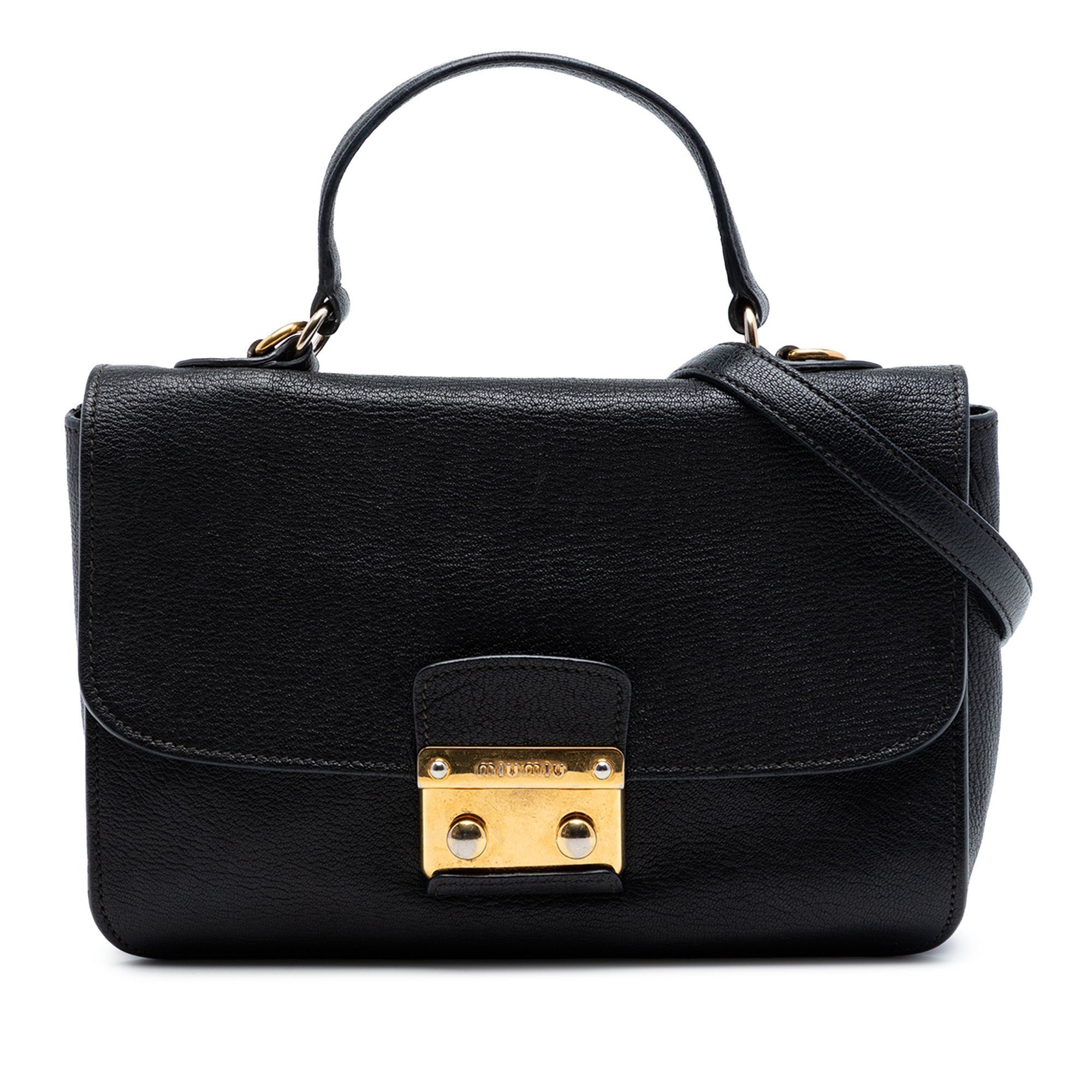 Leather satchel