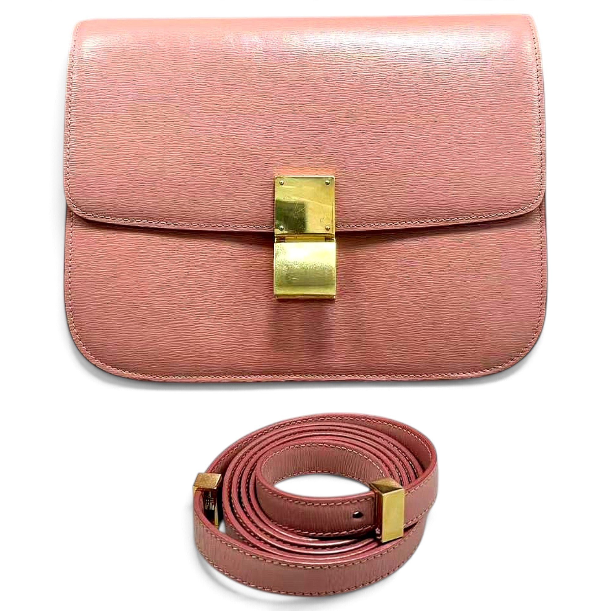 Classic leather crossbody bag