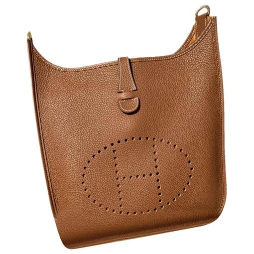 Hermes Evelyne Handbag Gold 2024