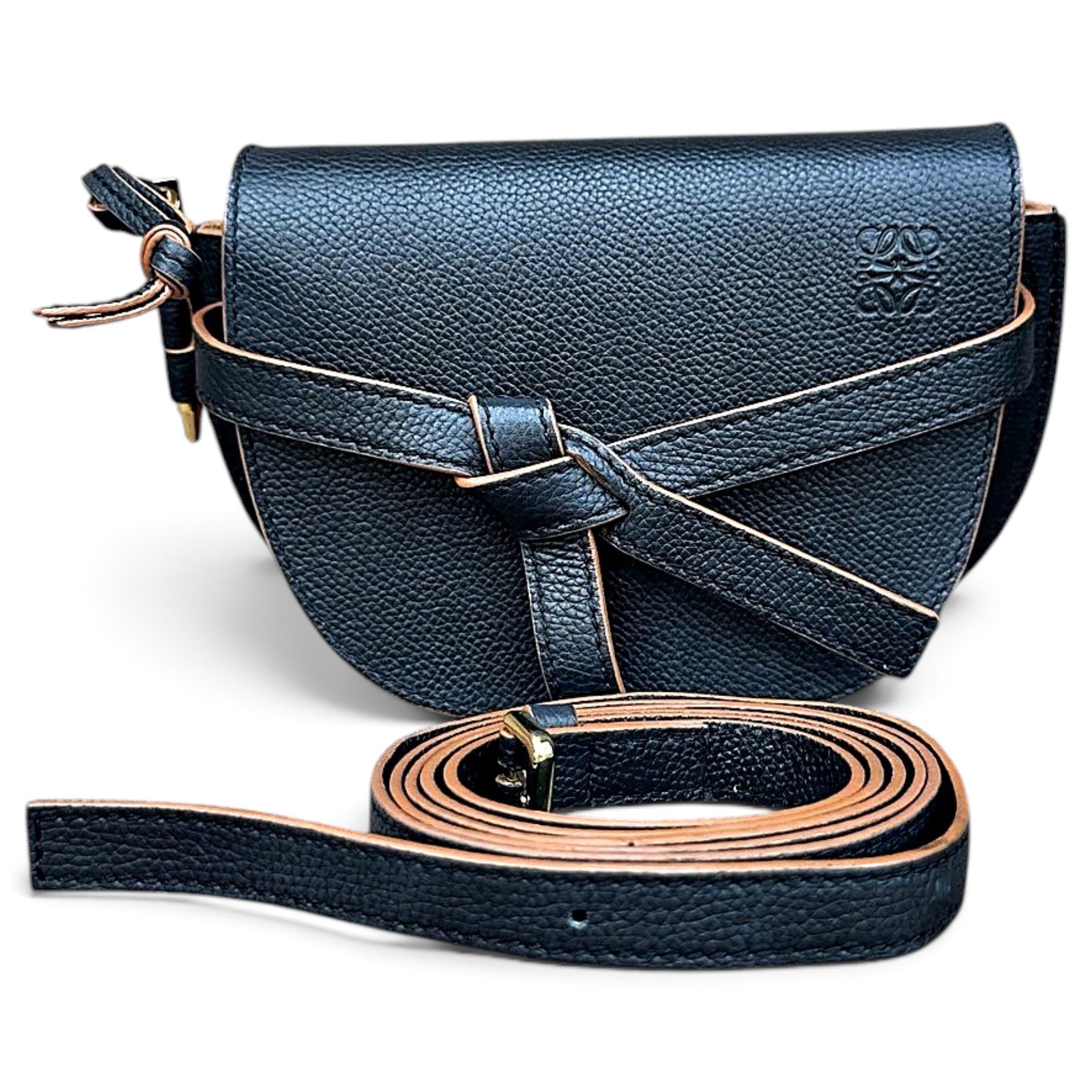 Gate leather crossbody bag