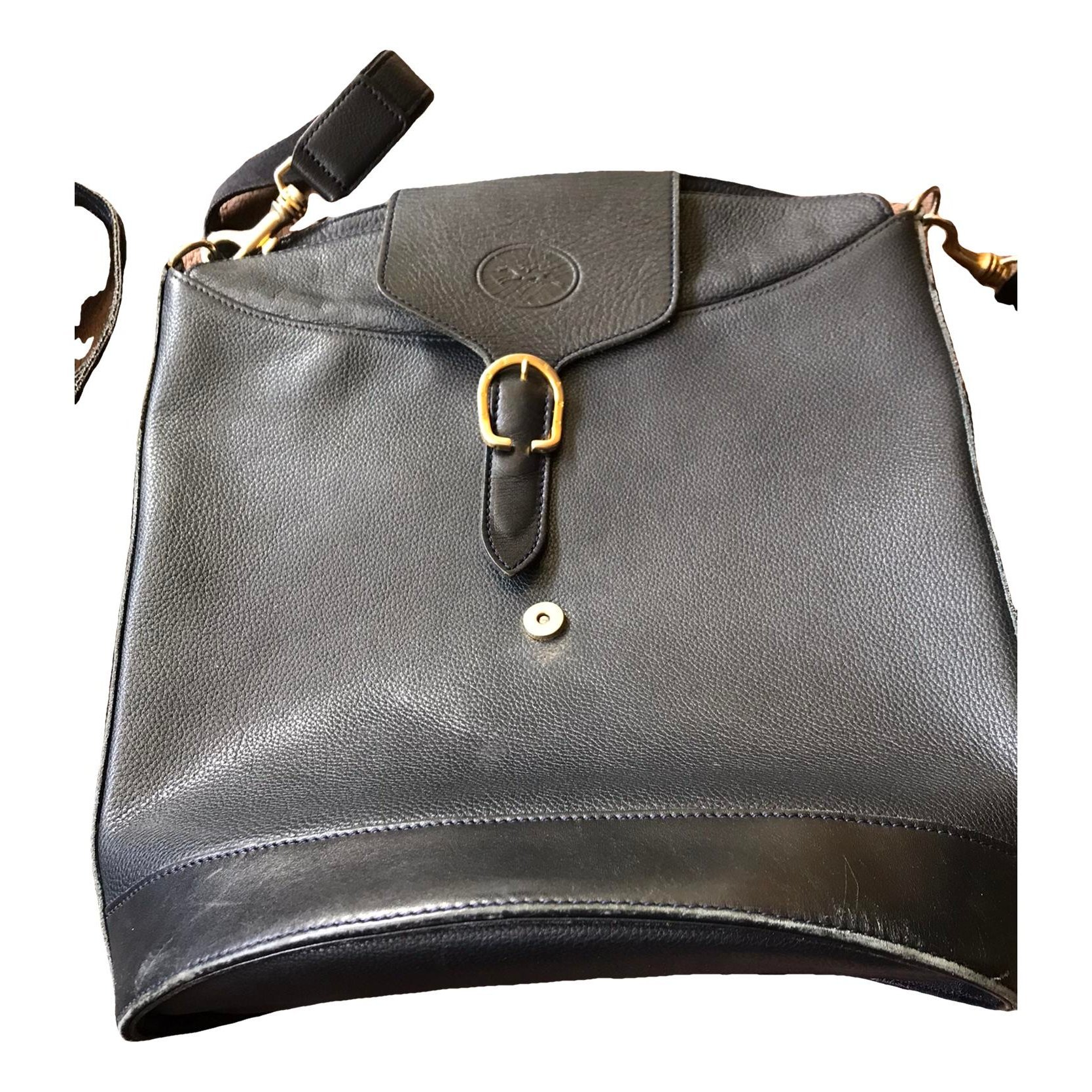 Roseau leather crossbody bag