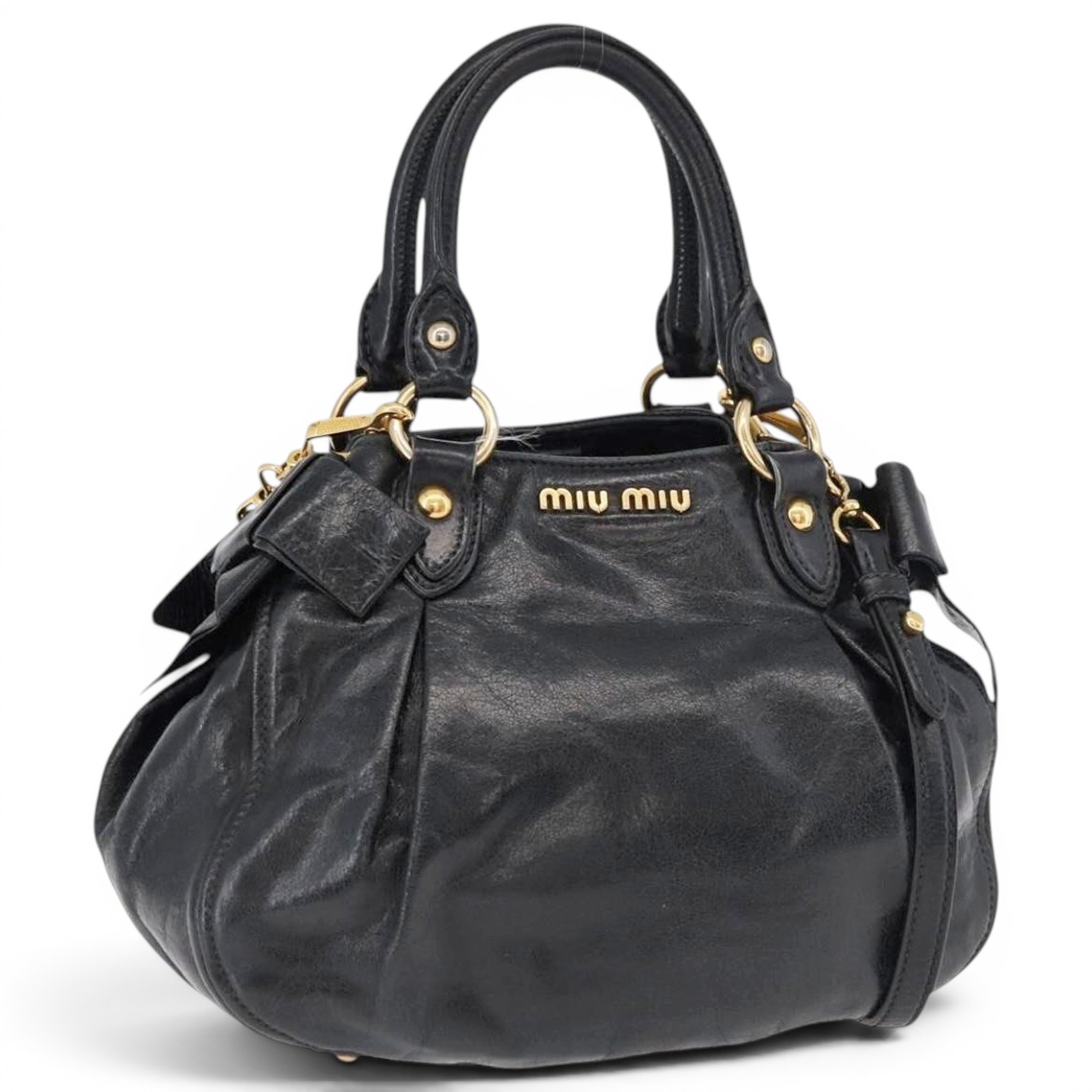 Leather handbag