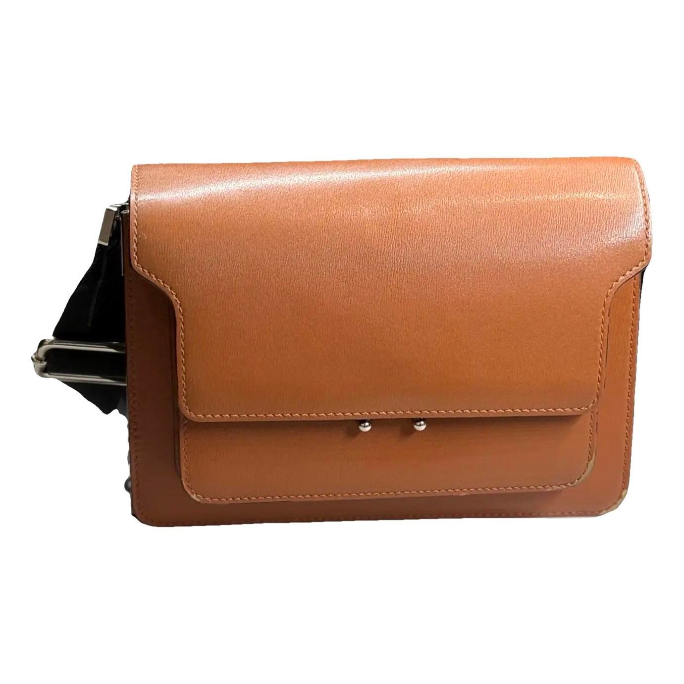 Marni Trunk leather crossbody bag
