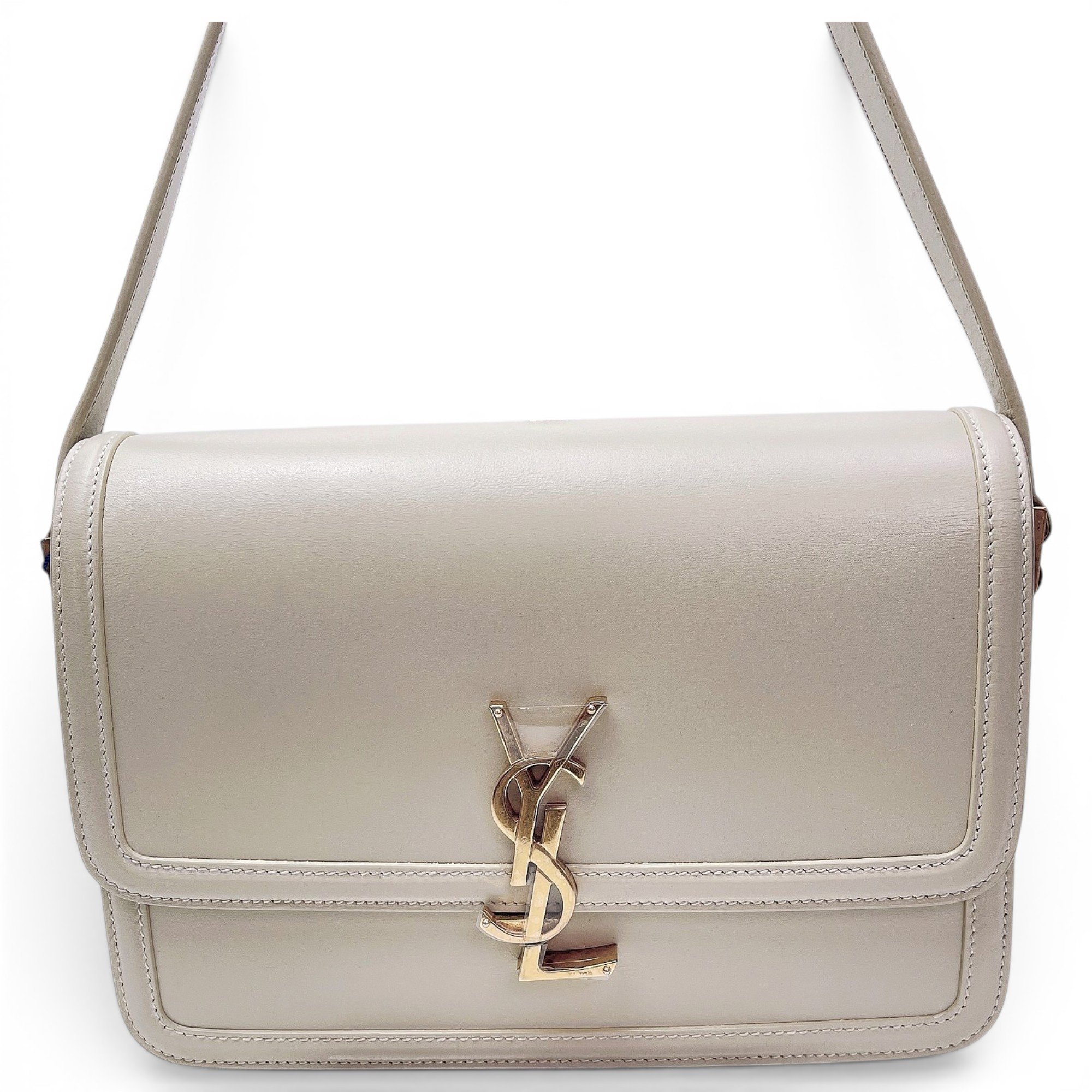 Solférino leather handbag