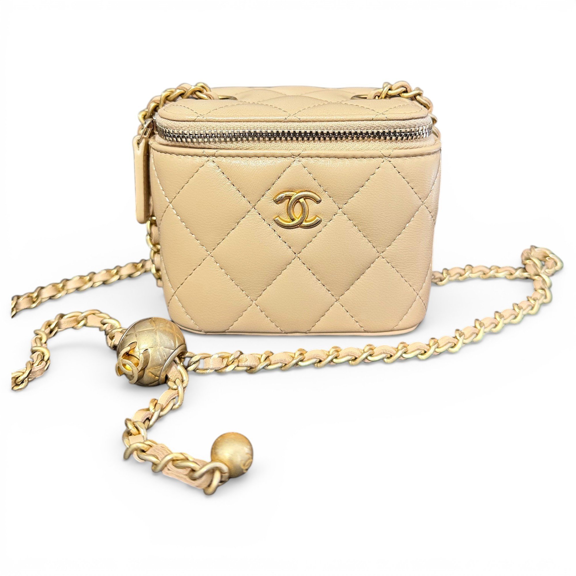Vanity leather mini bag