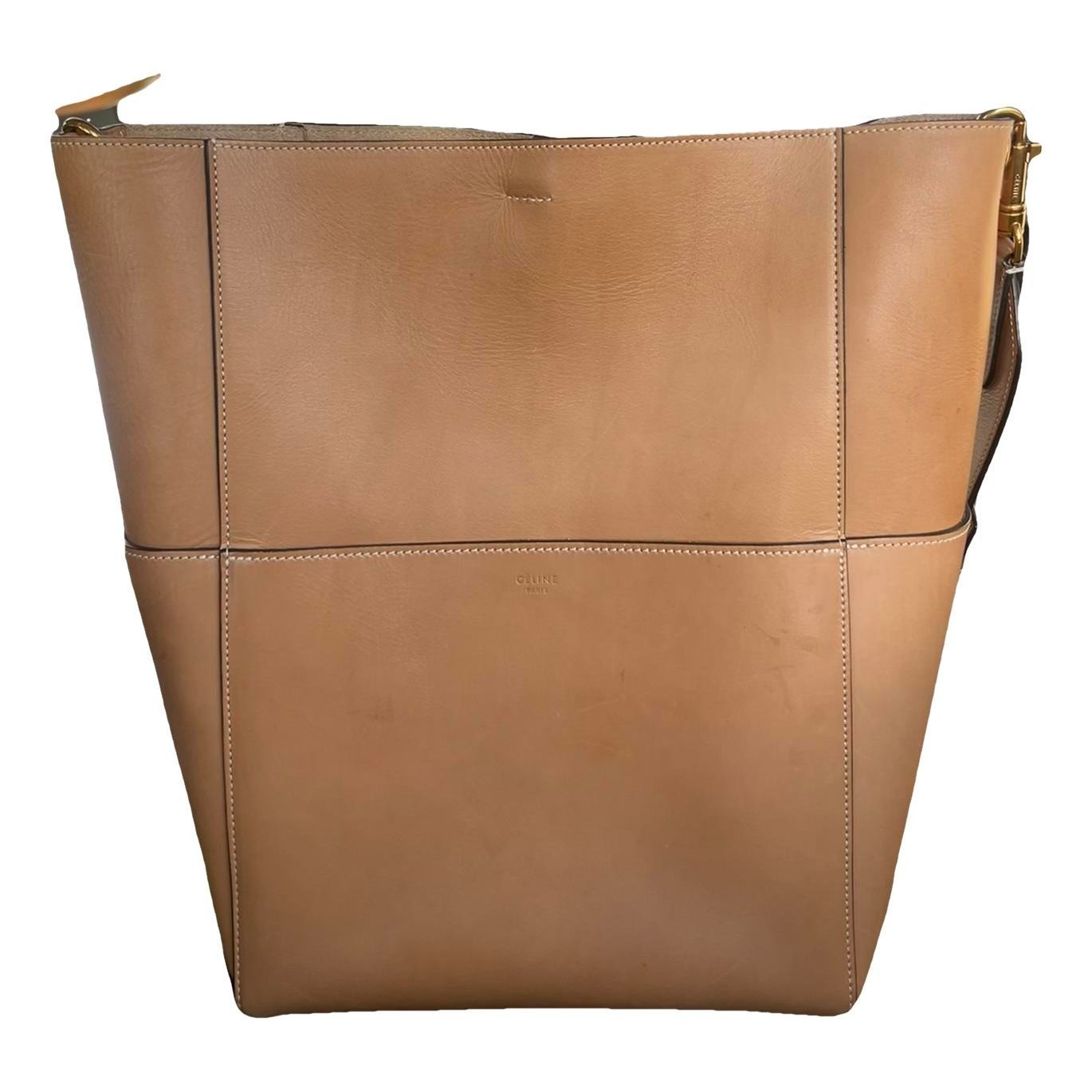 Seau Sangle leather tote