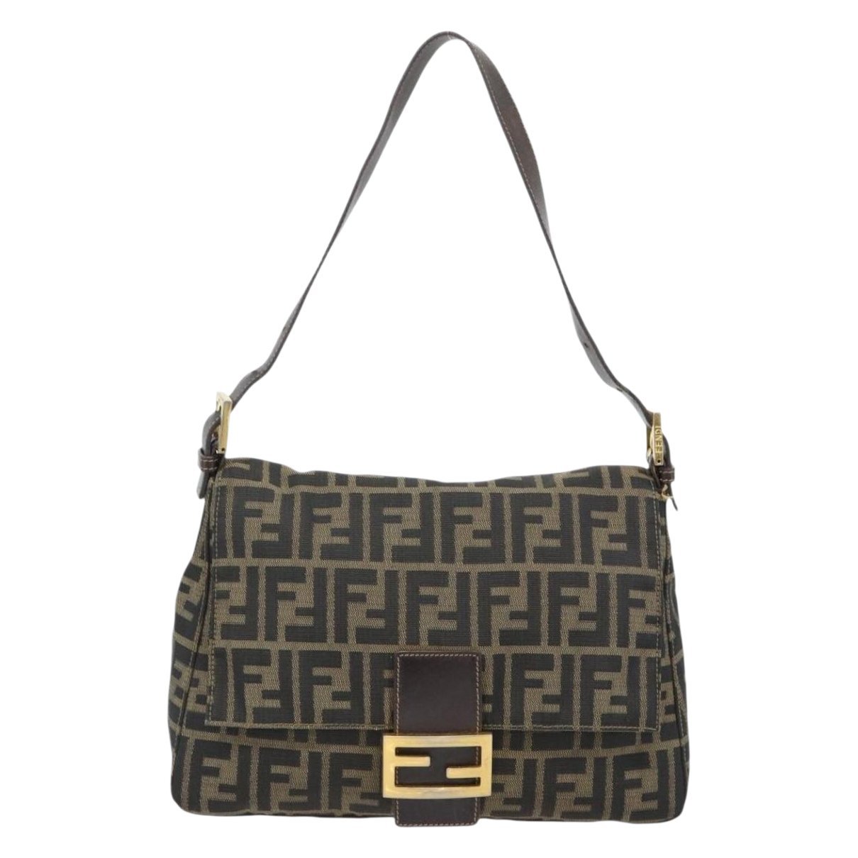 Fendi Mamma Baguette leather handbag