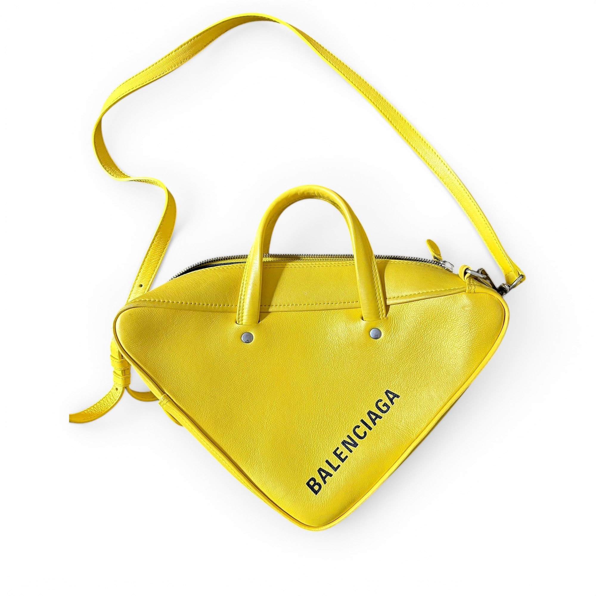 Balenciaga Triangle leather handbag