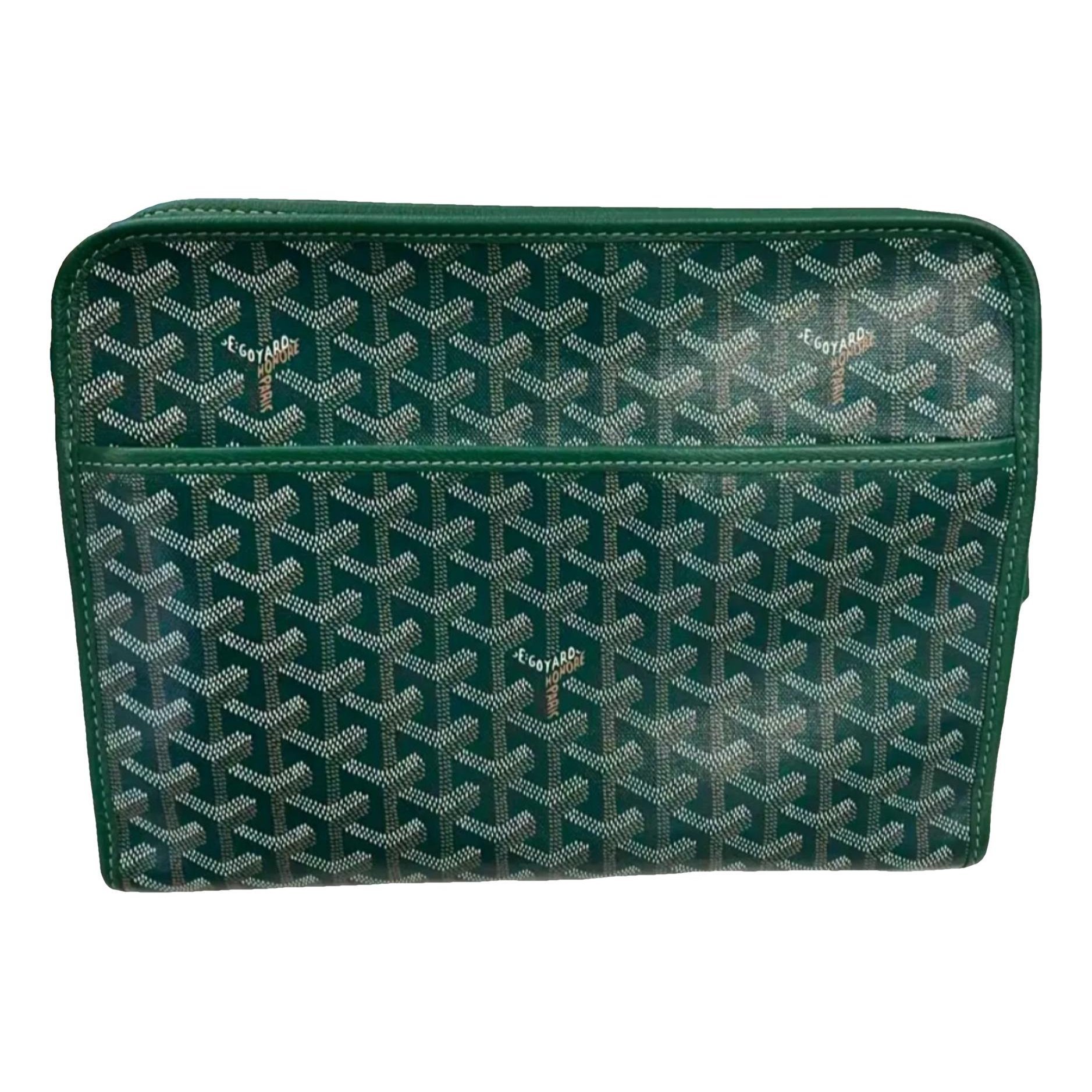 Jouvence leather clutch bag