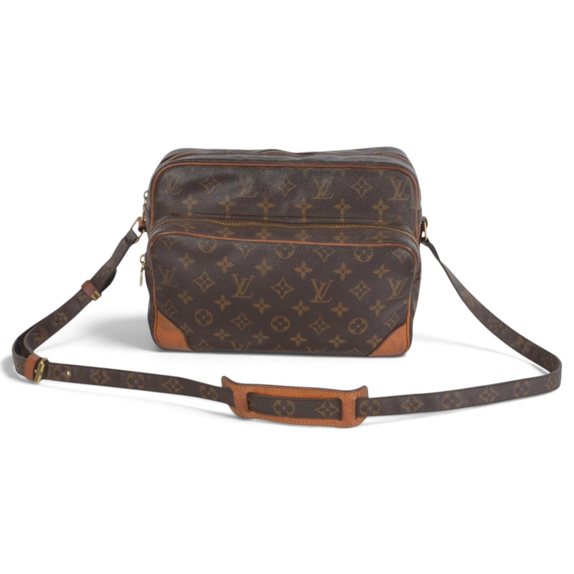Nile leather crossbody bag