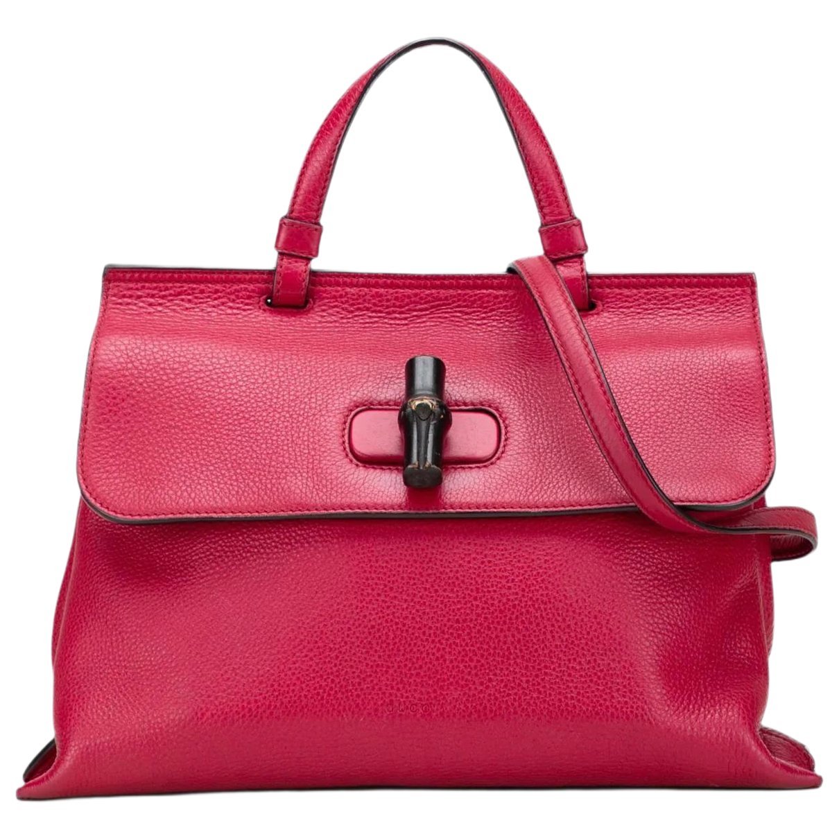 Bamboo leather satchel