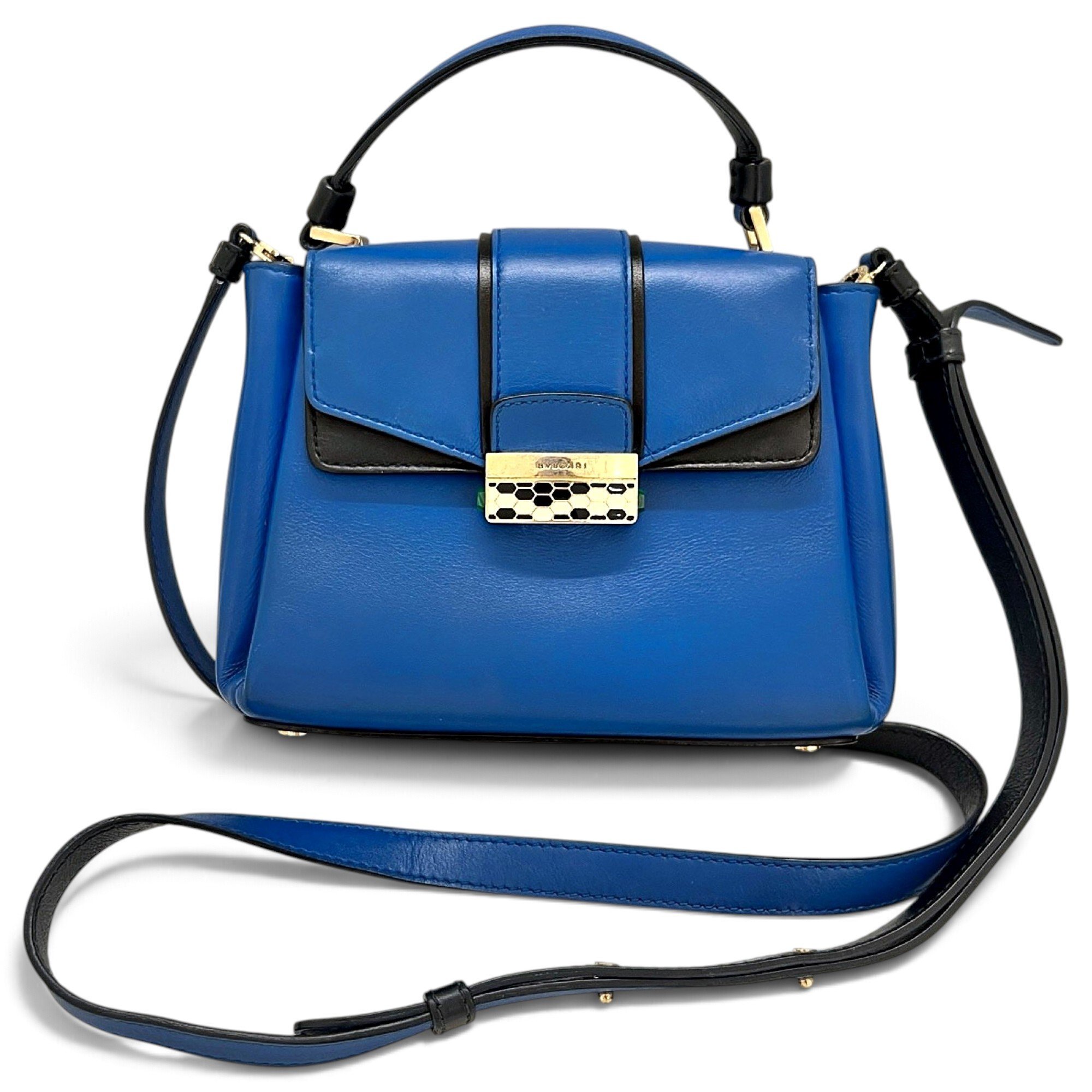 Serpenti leather crossbody bag