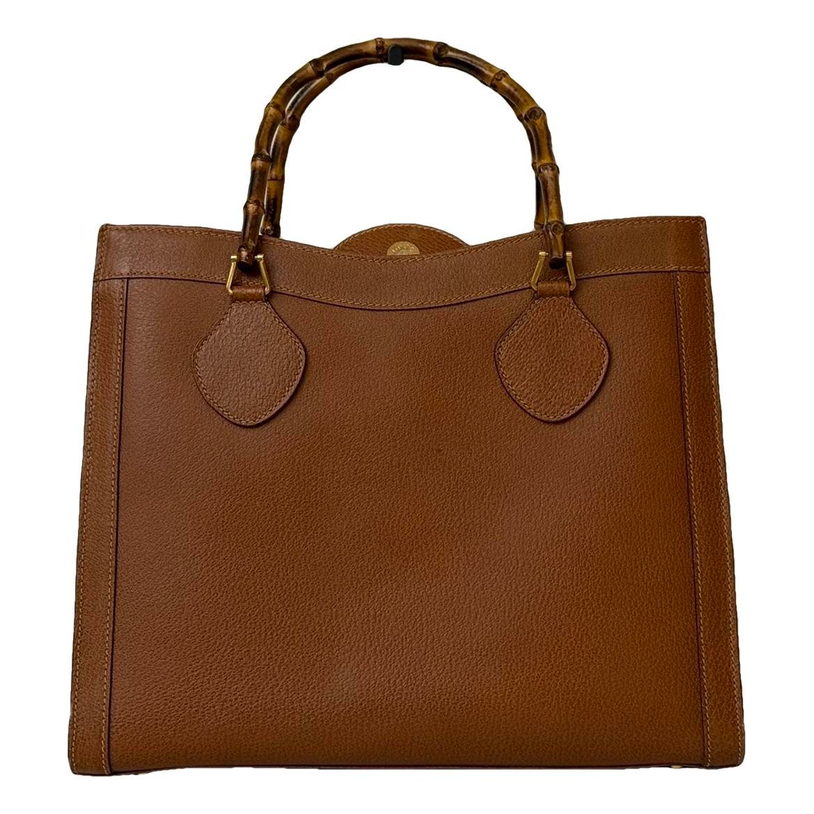 Diana Bamboo leather tote