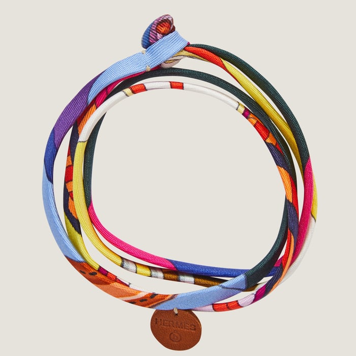 Random Double Tour Silk Bracelet