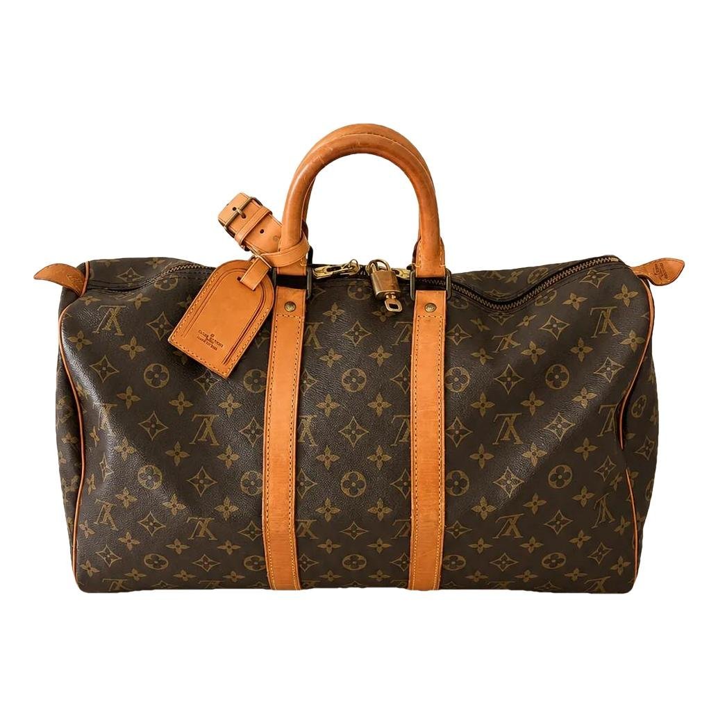 Keepall leather 48h bag