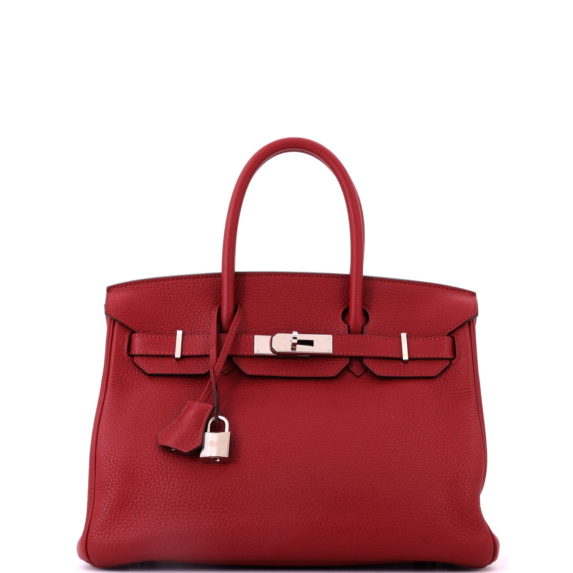Birkin Handbag Rouge Grenat Togo with Palladium Hardware 30