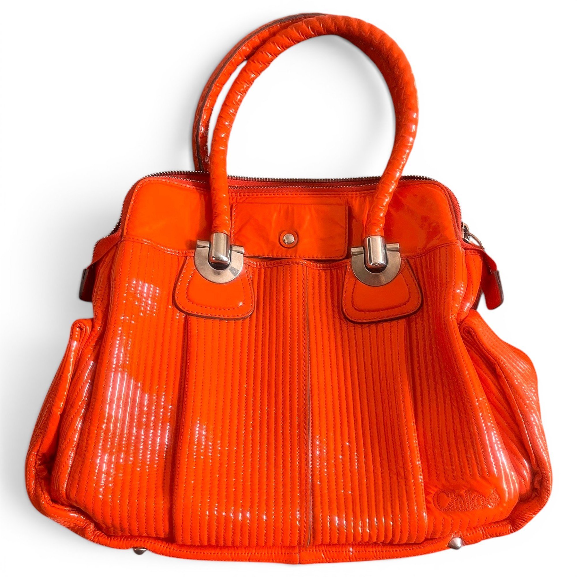 Chloe Paraty patent leather handbag