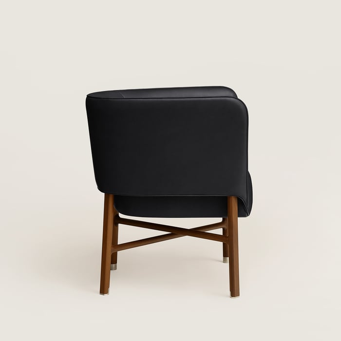 Noir Ébène Les Necessaires d'Hermès Cabriolet Chair