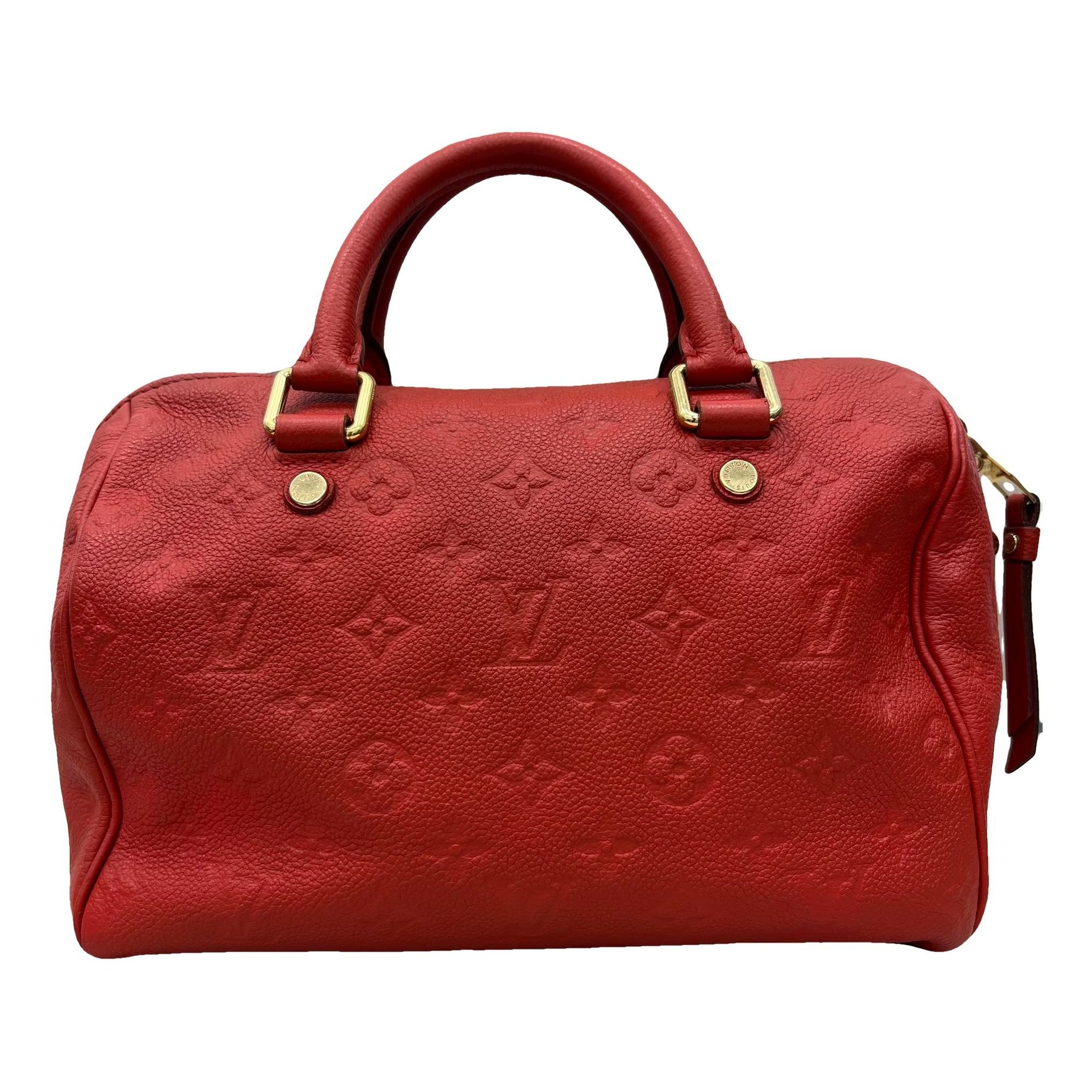 Speedy leather handbag