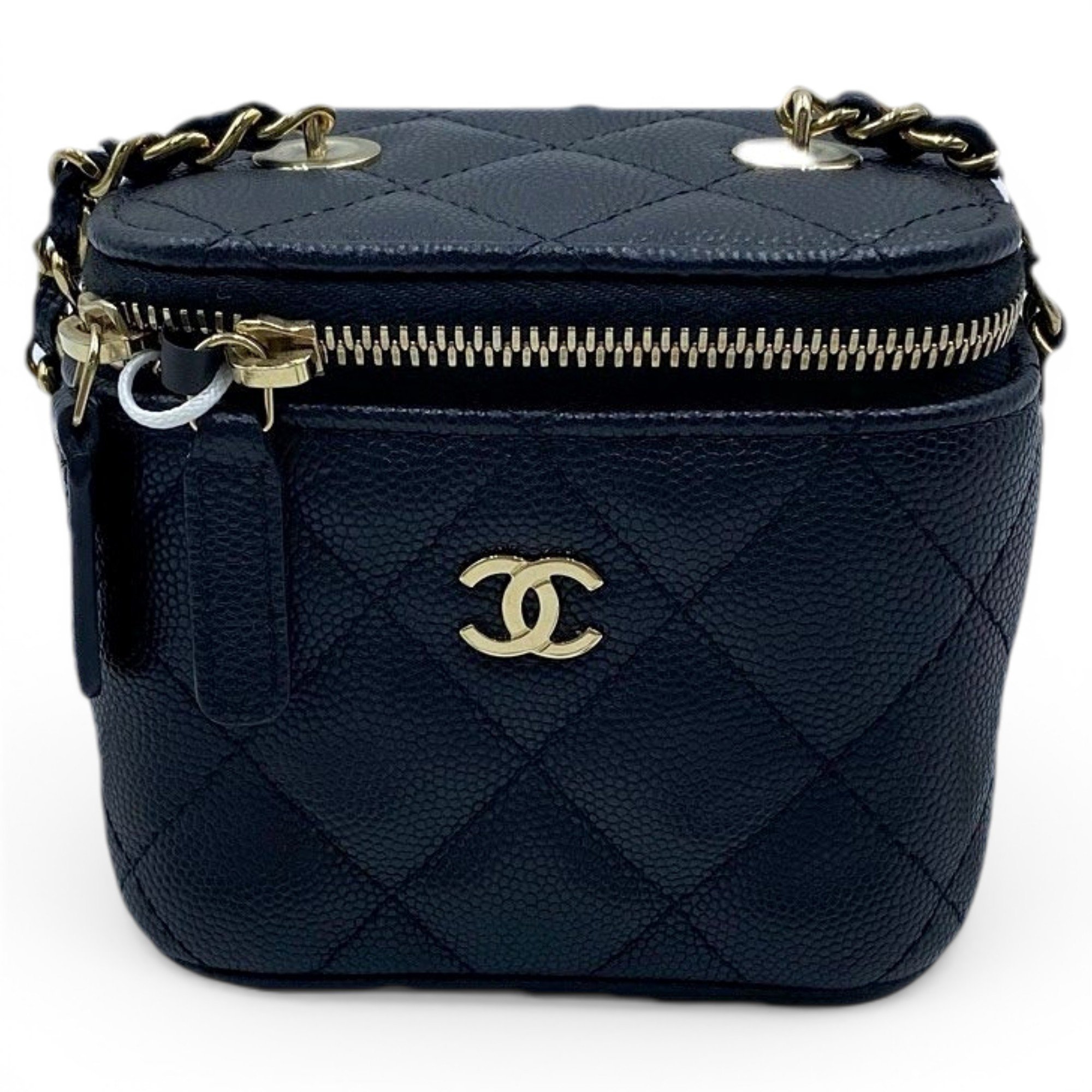 Trendy CC Vanity leather handbag