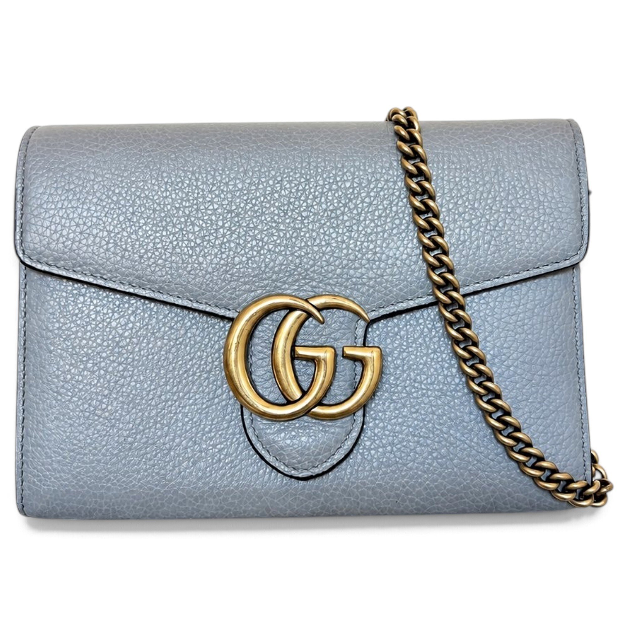 GG Marmont Chain leather crossbody bag