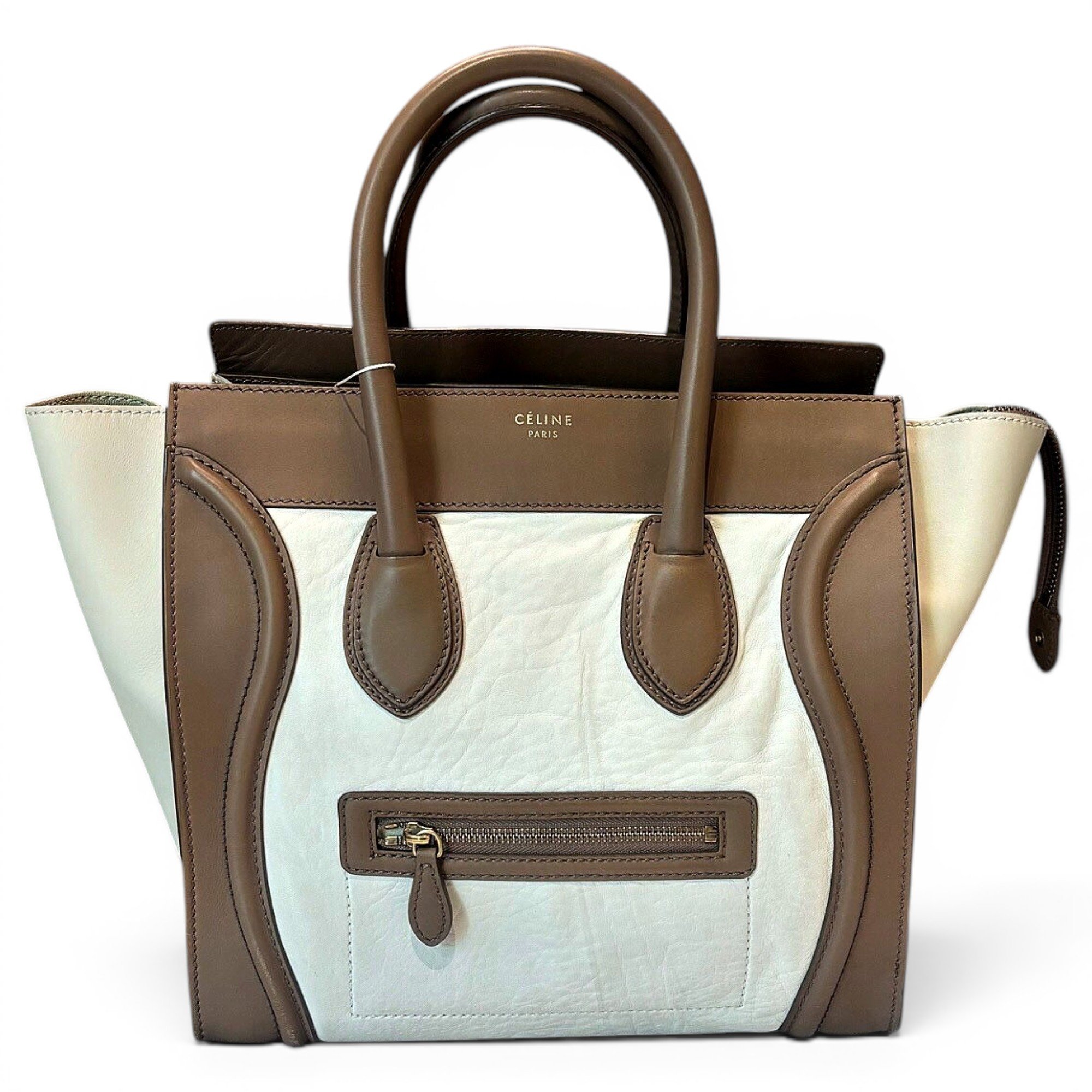 Luggage leather handbag