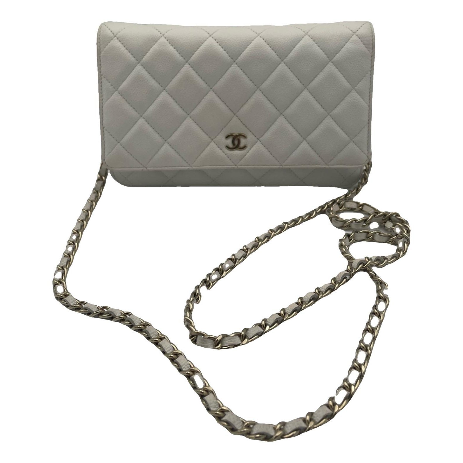 Wallet On Chain Timeless/Classique leather crossbody bag