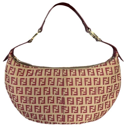 Fendi Croissant cloth handbag