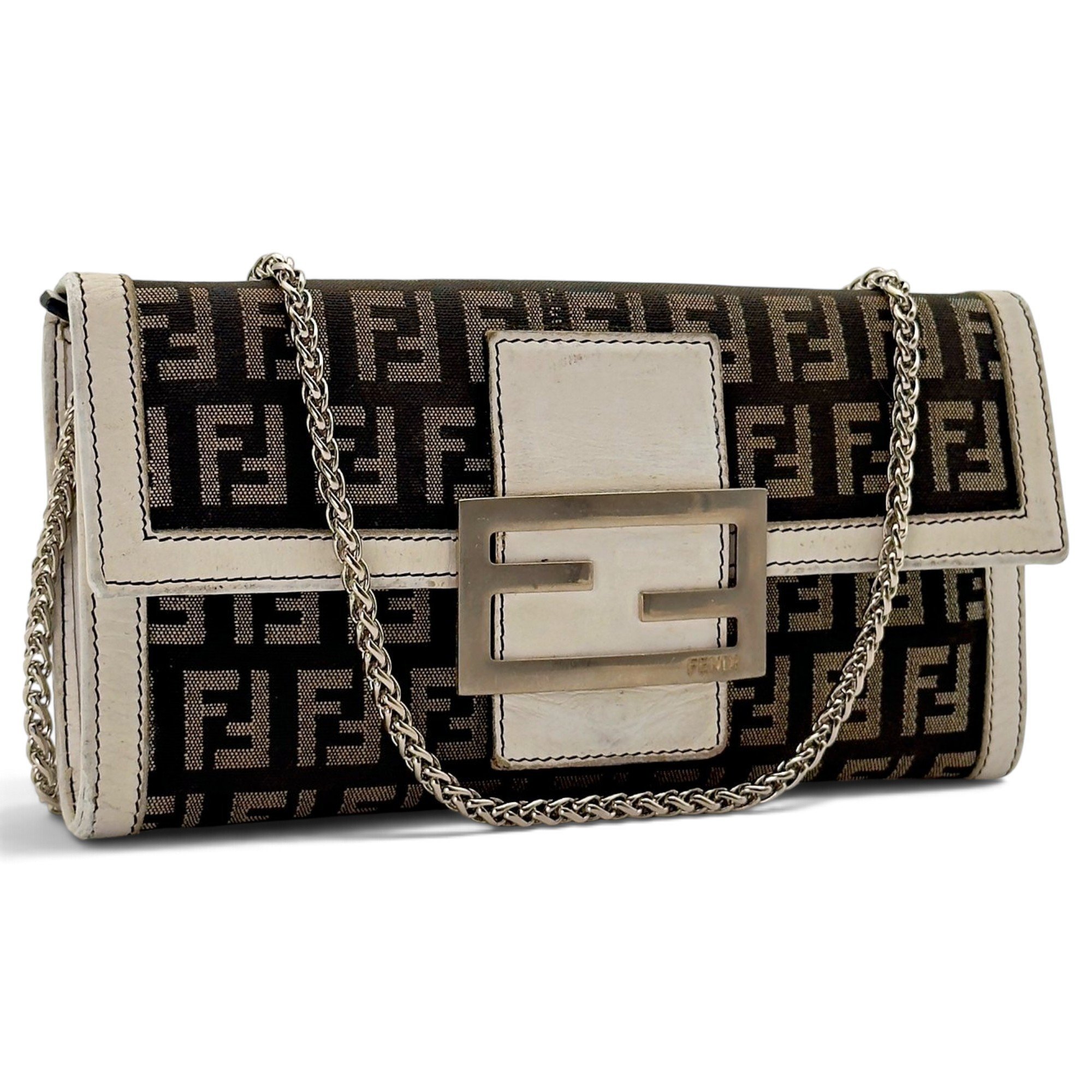 Fendi Baguette leather crossbody bag