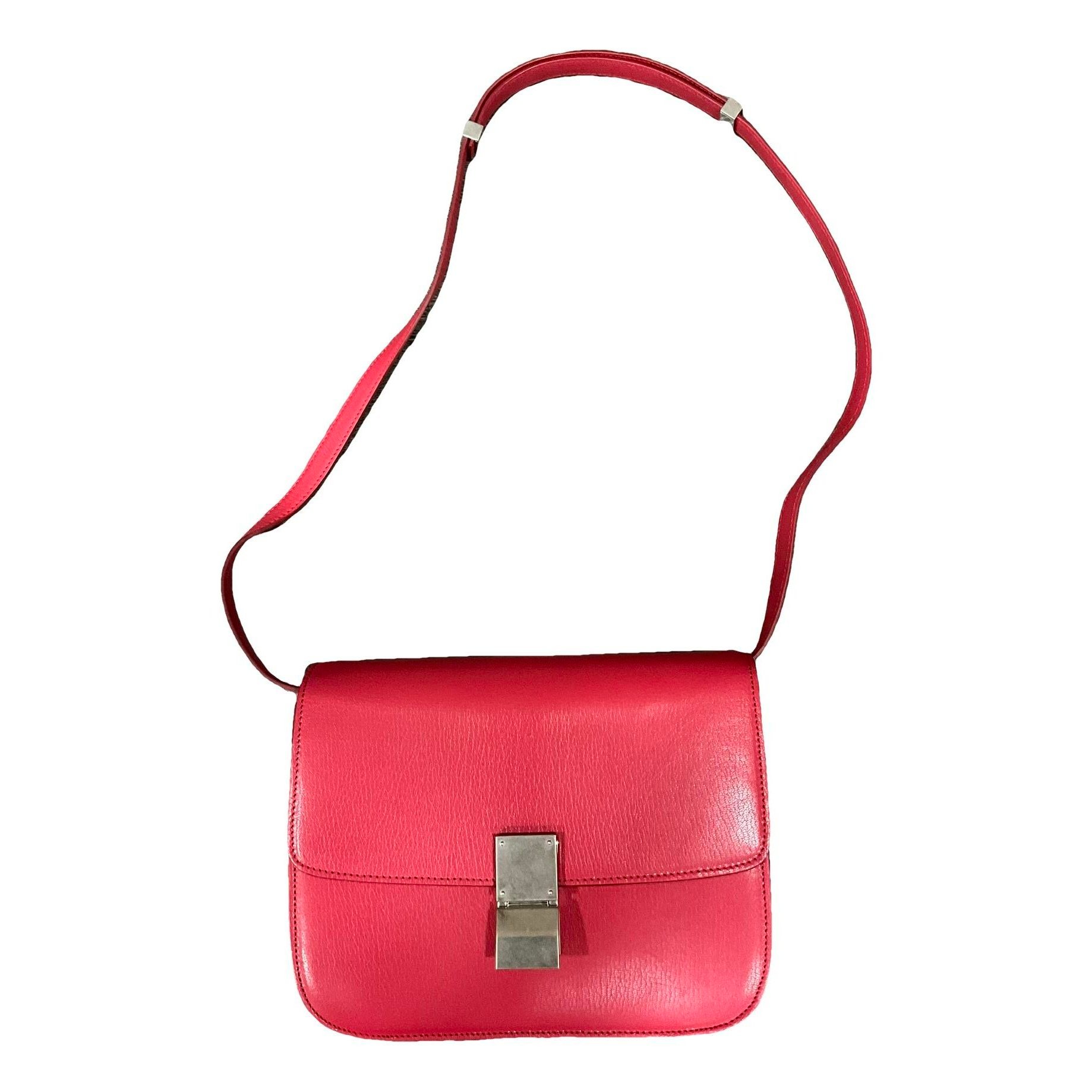 Classic leather crossbody bag