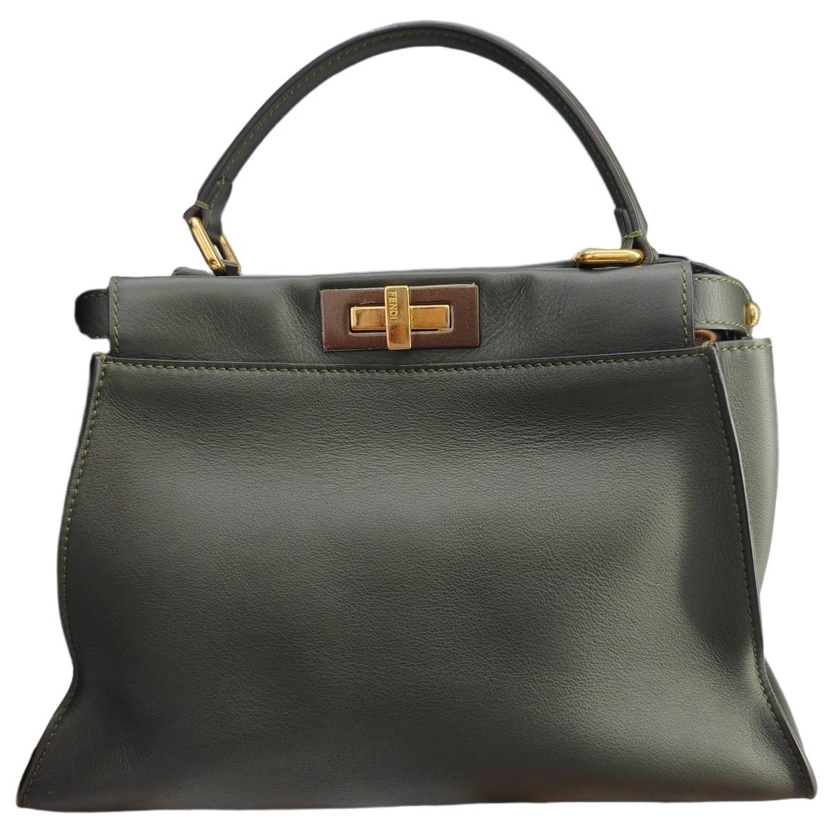 Fendi Peekaboo leather handbag