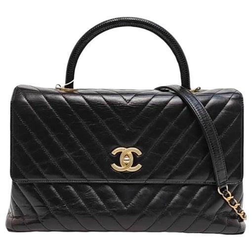 Coco Handle leather handbag