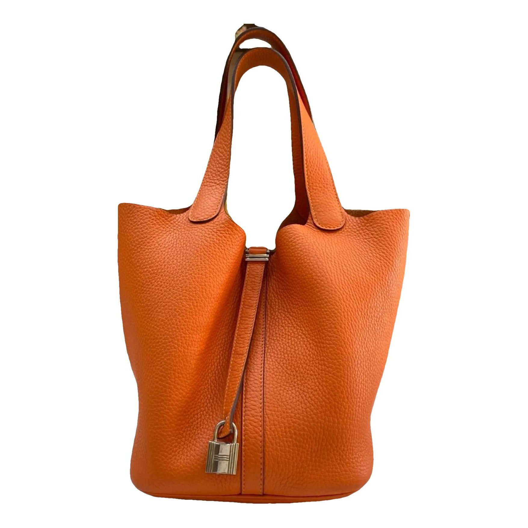 Picotin leather handbag