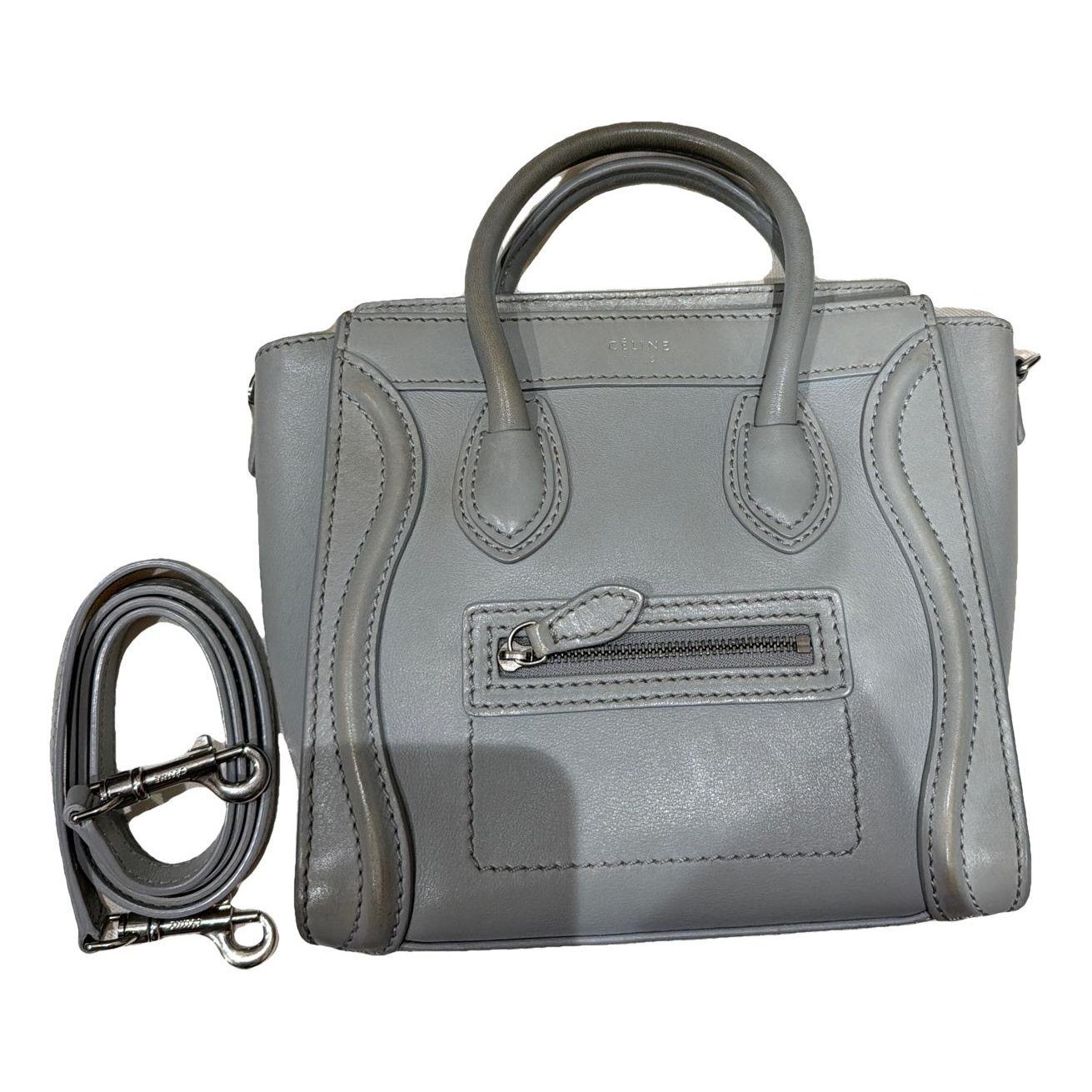 Nano Luggage leather handbag