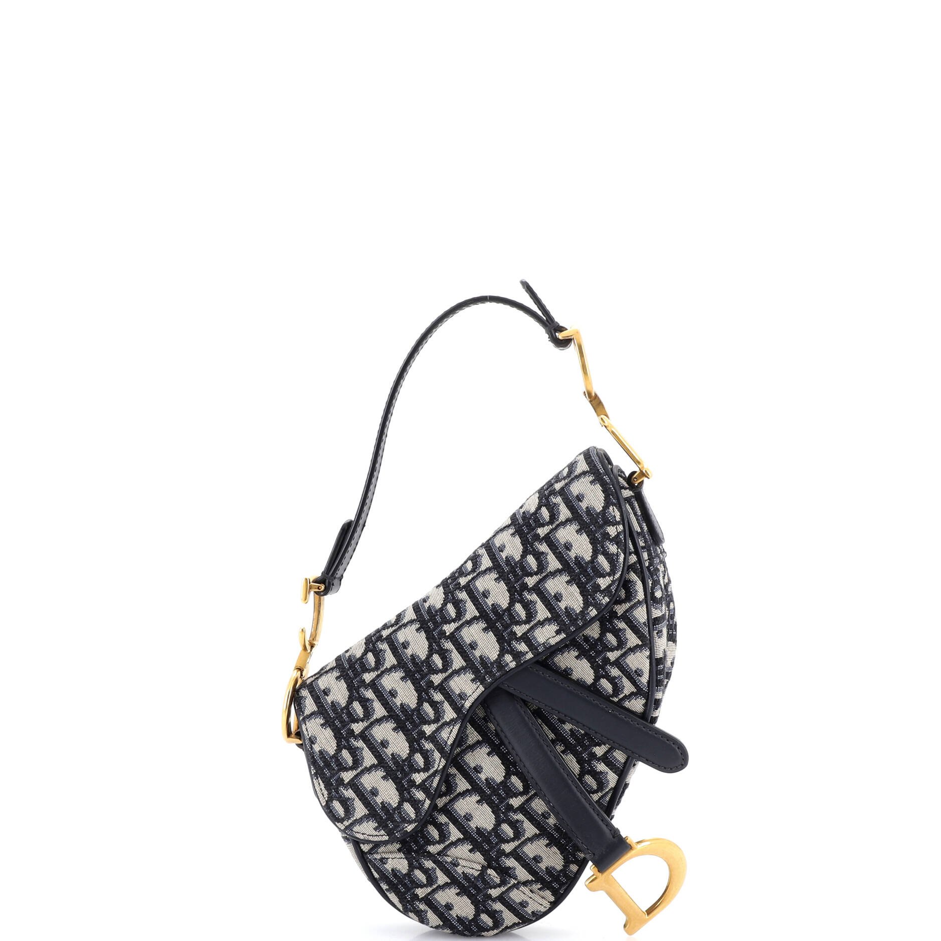 Dior Saddle Handbag Oblique Canvas Mini