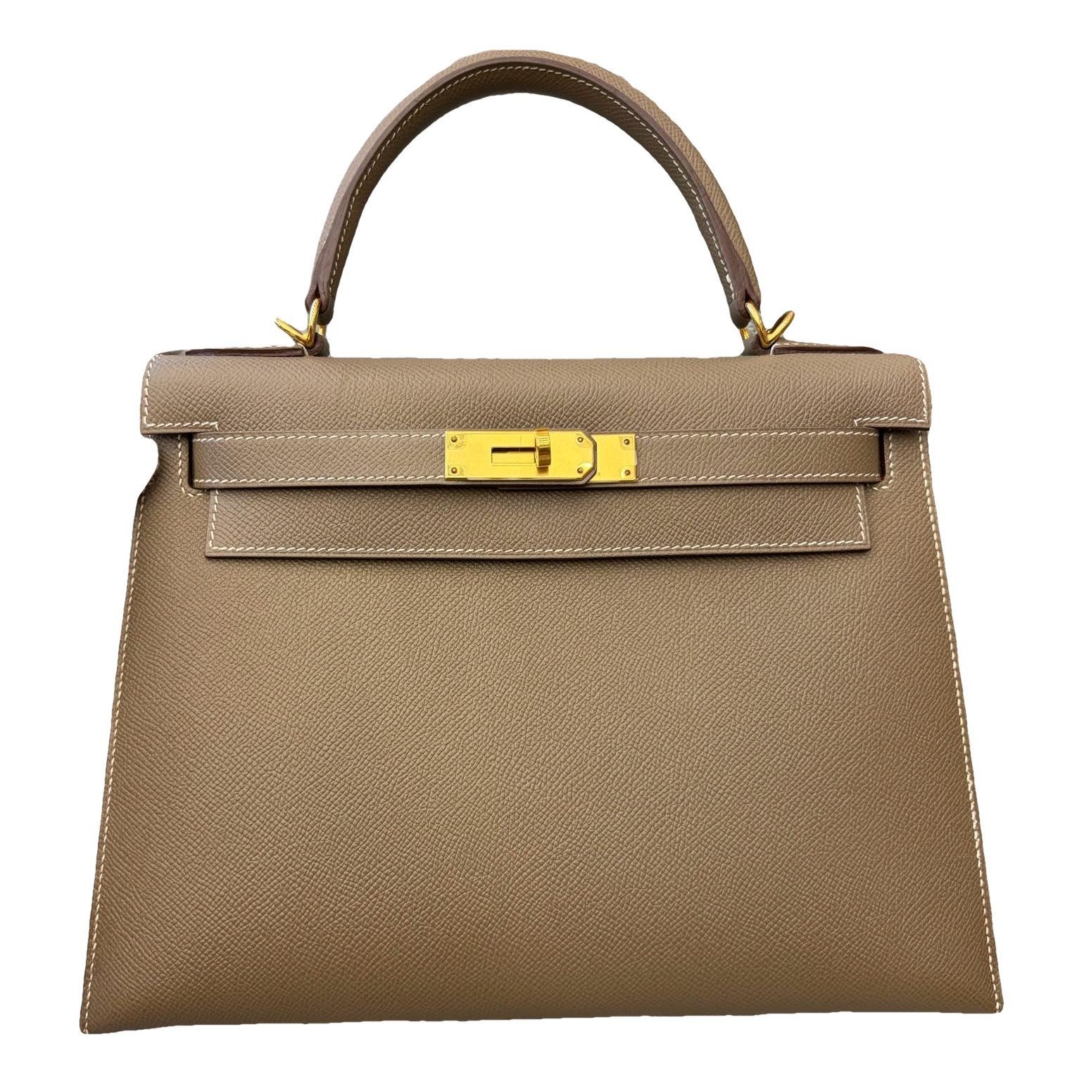 Kelly 28 leather handbag