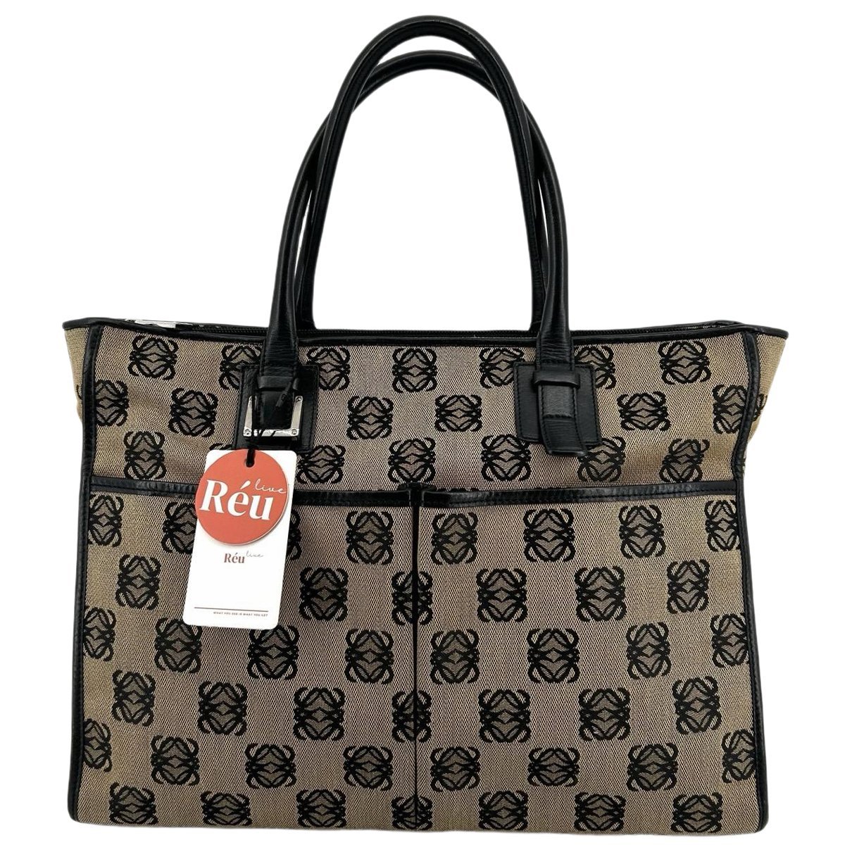 Leather tote