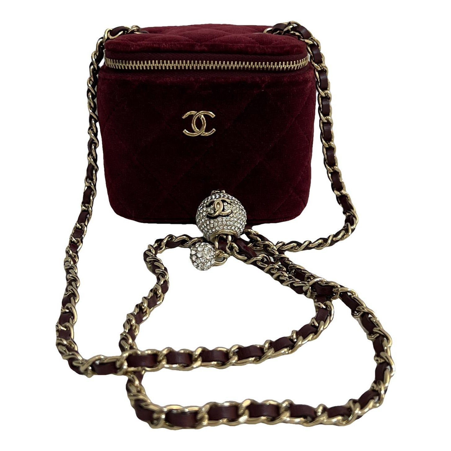 Vanity cloth handbag