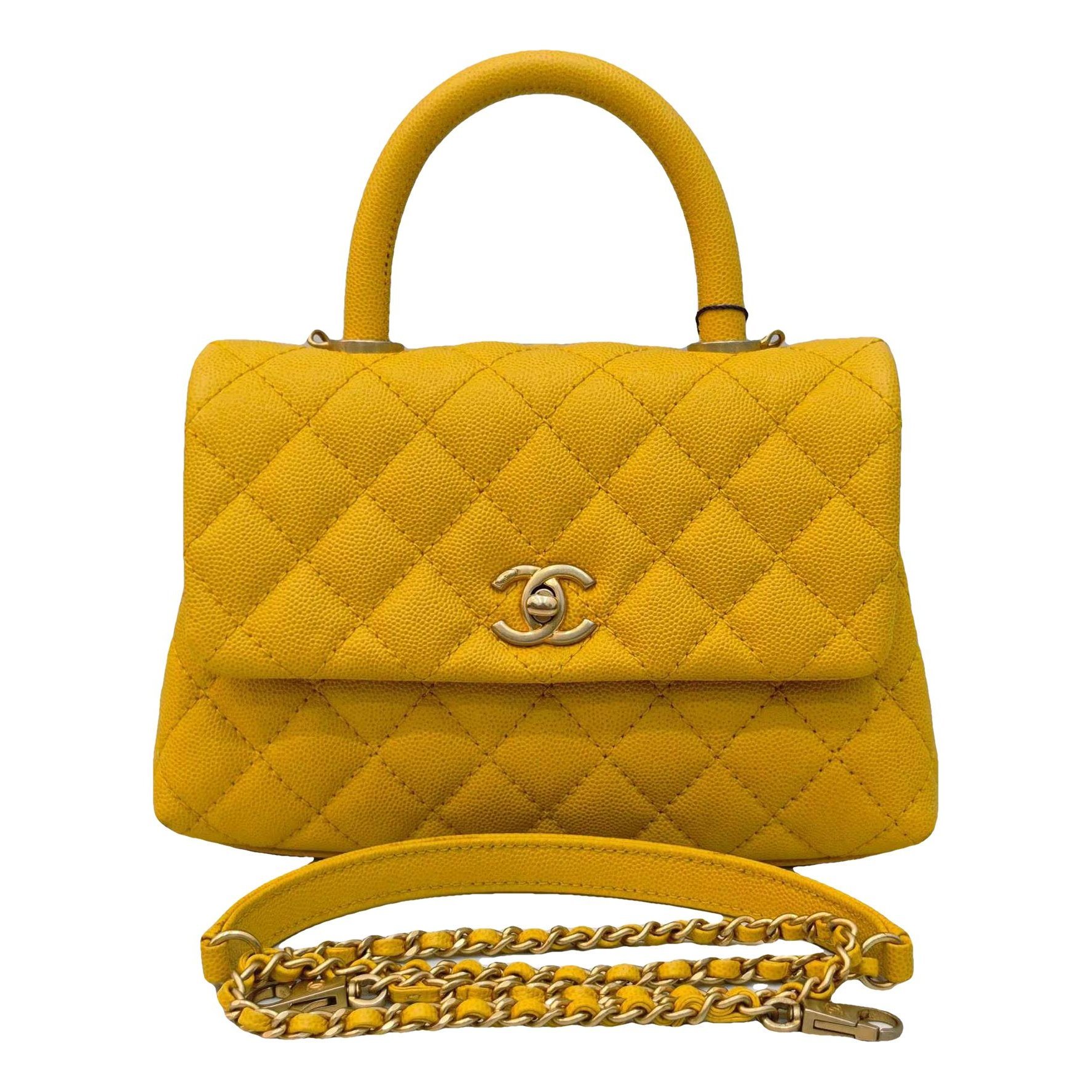 Coco Handle leather handbag
